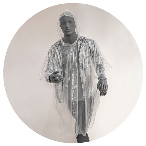 Biologisk nedbrydelig poncho - Bild 4